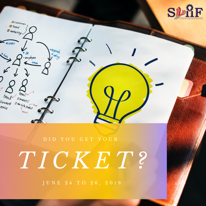 No?! We've got you covered! Click the link for free tickets:  sviif-expo-santa-clara.eventbrite.com

#sviif19