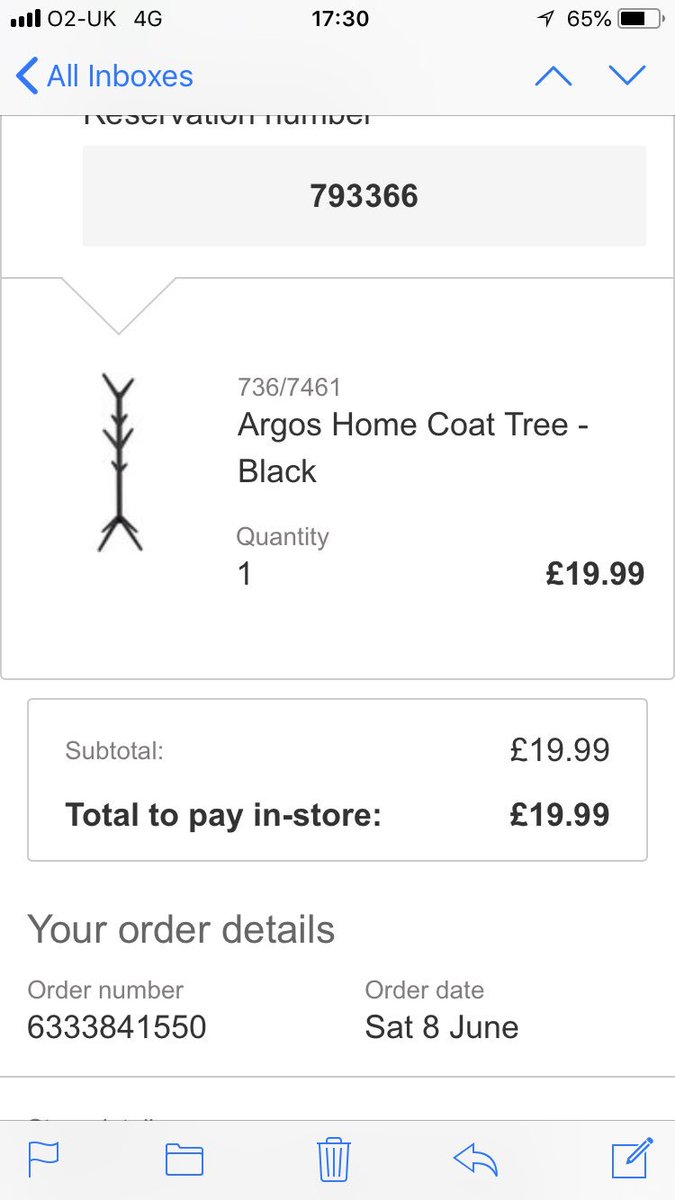 emmacartwright's tweet photo. @Argos_Online I bought a coat hanger last week and fixed it with a drill but this week two of the hanger parts have fallen off and the screw has worn the wood - hasn’t even lasted a week let alone the manual labour of putting it together #disappointed https://t.co/B358TIGPey