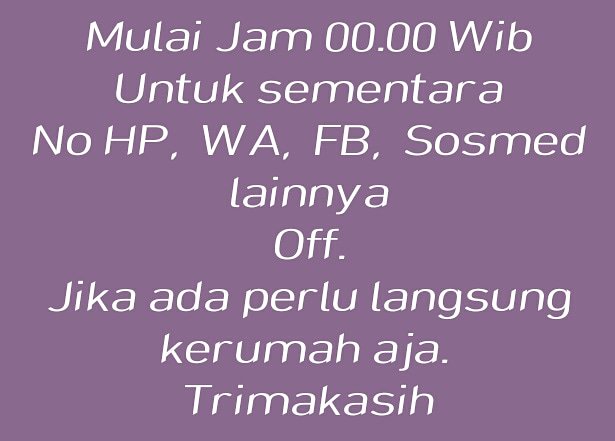 ulfisyahar_riau's tweet photo. Istirahat dari aktifitas media https://t.co/0tnqwLJnWc