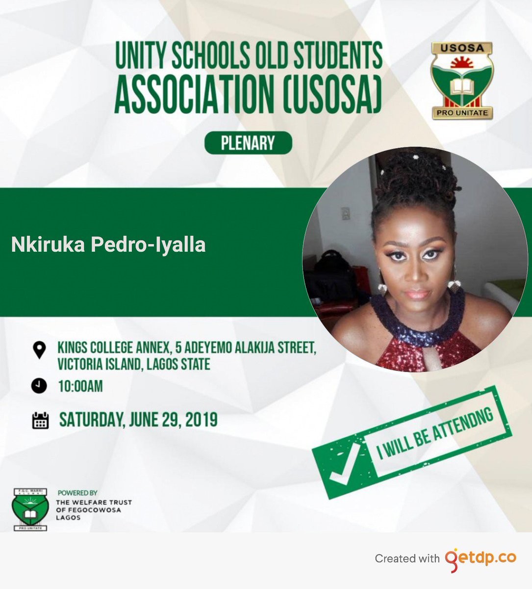 FLOGA_NIGERIA's tweet photo. Calling all FLOGA-ites! @Penkay will be at the #USOSAplenary2019. What about you? https://t.co/JY5RX3Bxyn