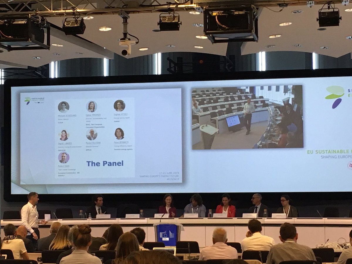 RudPedersen_EU's tweet photo. #EUSEW19 session on #Ecodesign and energy labelling. Success also depends on the achievement of #CircularEconomy goals and inclusion of #sustainability criteria in all policies to avoid disconnections. #energyefficiency https://t.co/VJYdDn8421