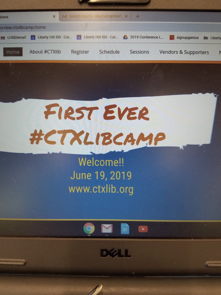 SheriLibrary's tweet photo. Great day of library learning.  It's only 10:00 and I feel like I've learned a whole days worth of info!!  #ctxlibcamp.  #LHintermediate #LHpanthers https://t.co/DowTqCycOQ