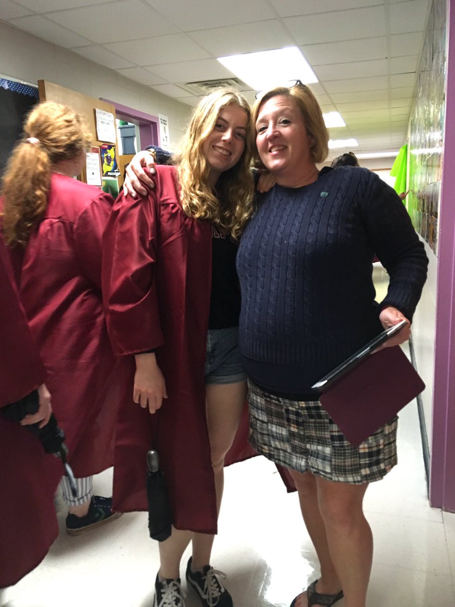 A favorite #KinderKid alumnus did her high school graduation clap out today and I celebrated by wearing the SAME OUTFIT I wore for her last day of #Kindergarten!!❤️❤️❤️ <a href="/irvingprimaryhp/">Irving Primary</a> <a href="/hpschoolsnj/">hpschoolsnj</a>