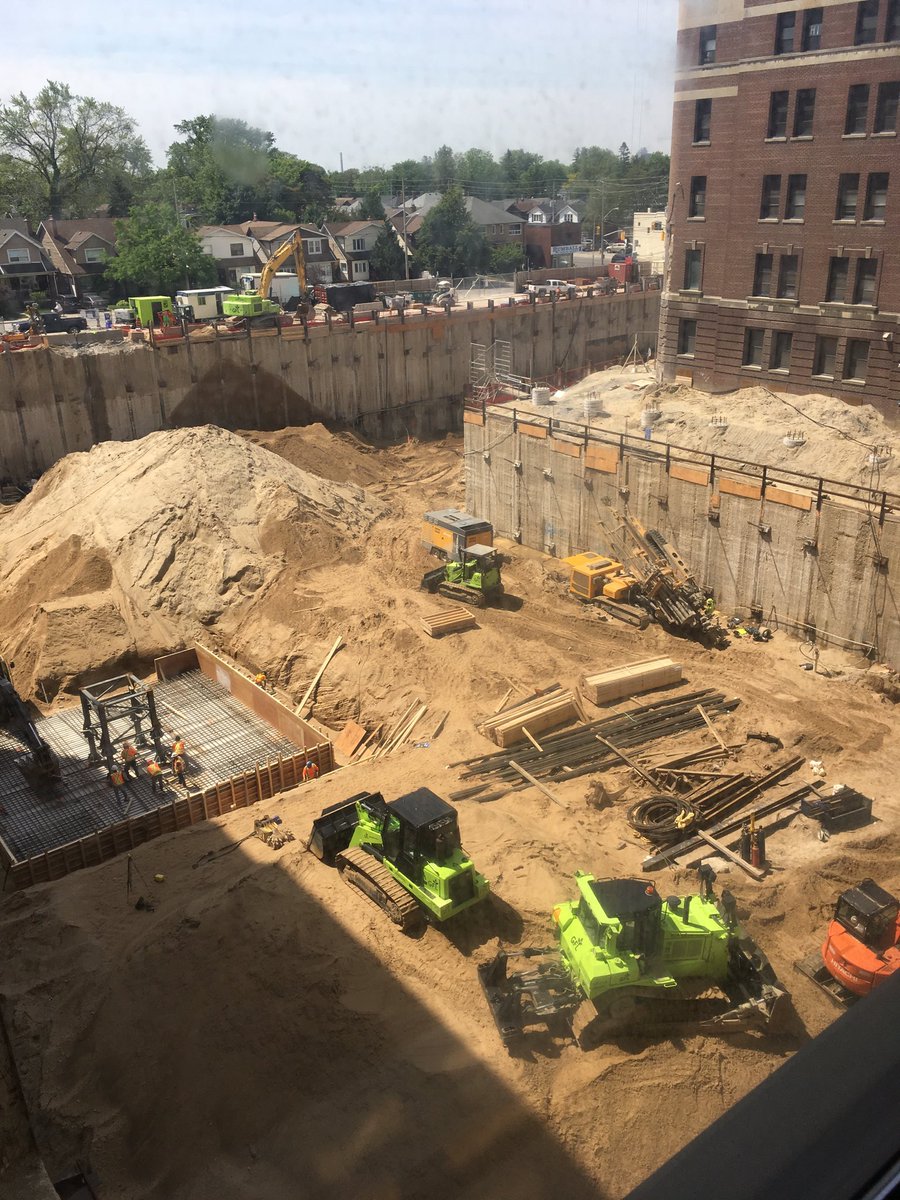 anetto's tweet photo. One of the most interesting things going on @MGHToronto is the building project. Huge changes and many big holes. #ThinkMGH https://t.co/57MCD21A5m