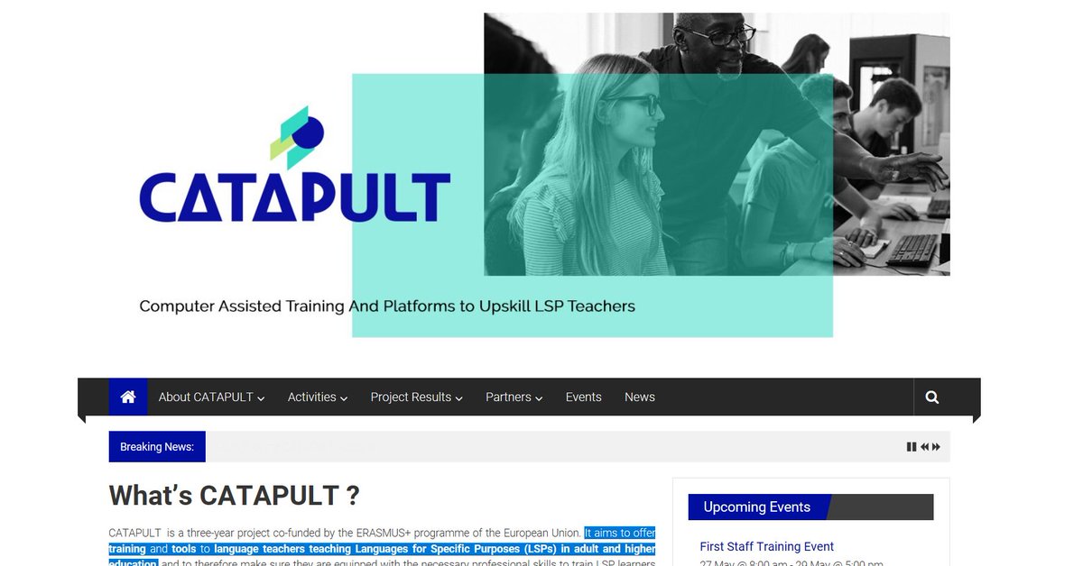 koenraad's tweet photo. As #catapult_eu partner #TELLConsult submitted the @Erasmus_Project @ProjectCatapult website https://t.co/zMisLfNHVd for inclusion in the #Resource bank of #ECML project and #network of #professionals https://t.co/Vb2I9JpKtt #LSP #LanguageforWork https://t.co/mgh4yRzbfl