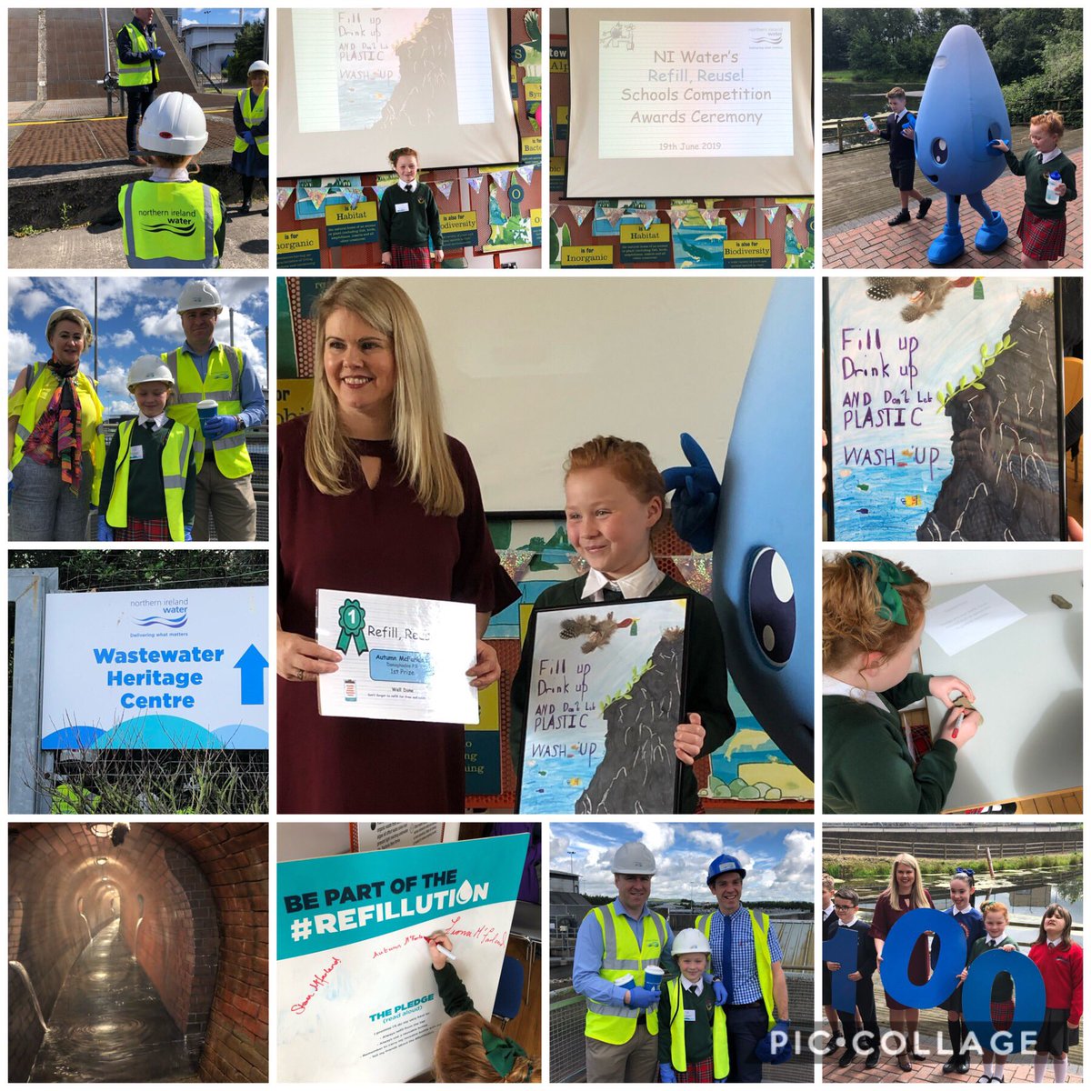 donaghadee_ps's tweet image. We are extremely proud of one of our pupils who came first in the NI Waters @niwnews Refill, Reuse! Schools Competition. The judges complimented her design+commitment to eco matters. We also heard an inspirational speech from an engineer on the importance of #STEM. #Refillution