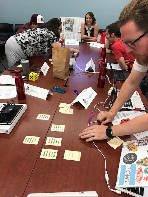 UA_TCToday's tweet photo. Summer learning continues on UA's campus for #educators who plan to use our our TCT curriculum next school year.  #FinLit #EdChat #FinancialEducation https://t.co/4cdzKDaCyn