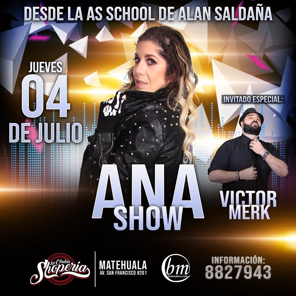 anashowmty's tweet photo. Raza de #Matehuala este próximo 04 de Julio estaré presentándome en Las Chulas Shoperia

Me estará acompañando un gran amigo y miembro de la #ASSCHOOL Victor Merk 

#EmpoderadaTour

Informes: 8827943

NO FALTEN!!! https://t.co/pNHwoksvHx