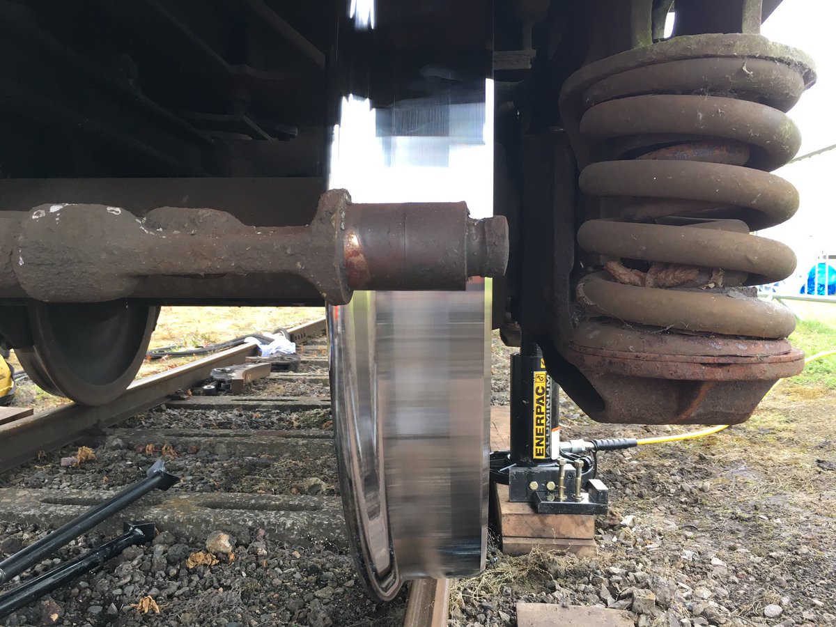 RaiLathe's tweet photo. Lovely shiny wheel following our #demonstrations at @railliveuk today! #mobile #wheellathe https://t.co/SS3VLTSXzQ
