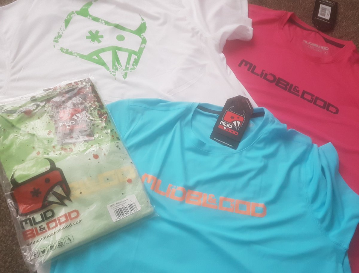 Lots of <a href="/MudandBloodUK/">Mud & Blood</a> merch arrived today! Absolutely love these bright t-shirts... #MudAndBlood