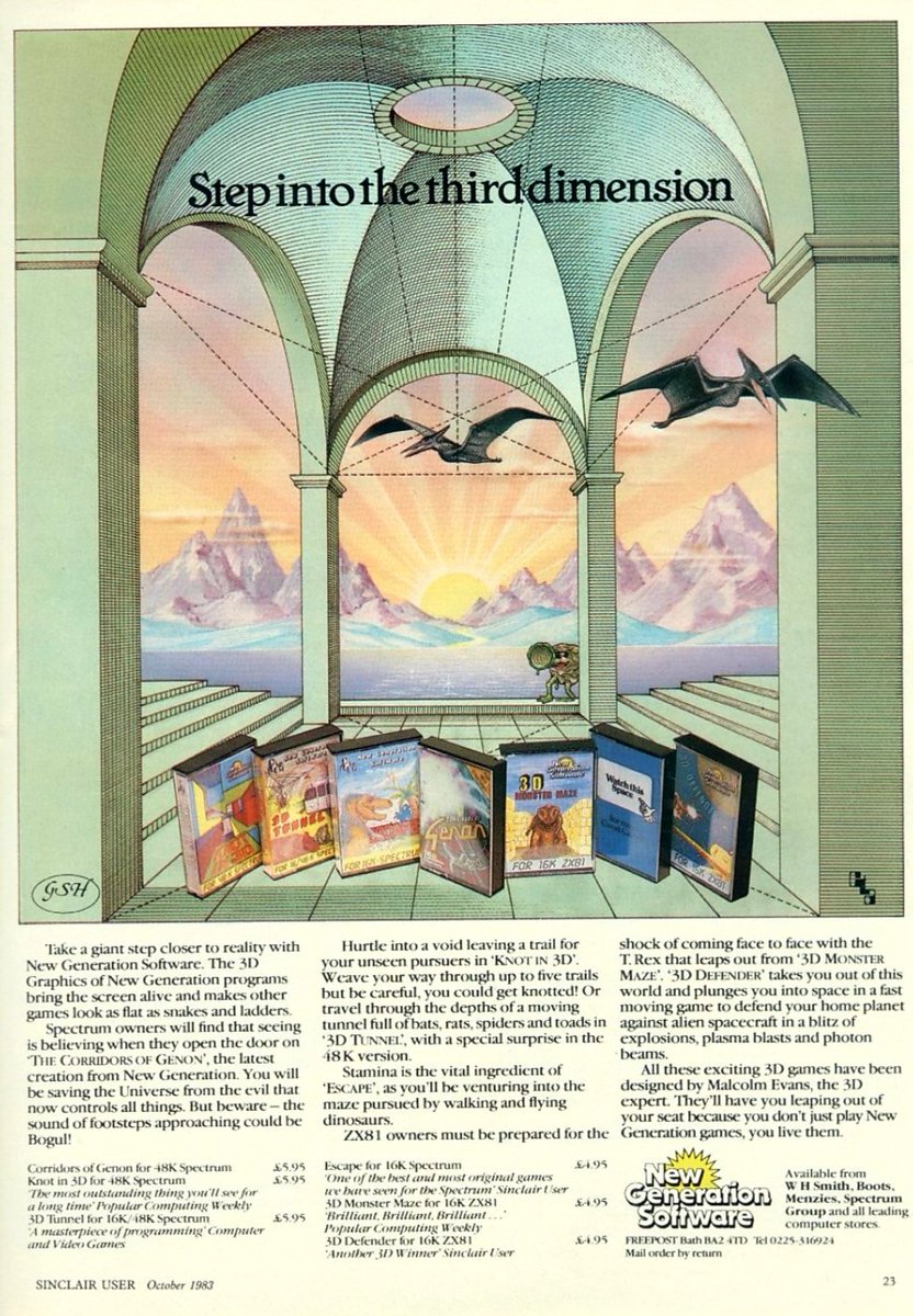 MarkRJones1970's tweet photo. MJ's #ZXSpectrum pre-history pt.12 - late-83 - #Quicksilva #NewGeneration #FantasySoftware #Kempston #retrogaming https://t.co/22rihGGMT8