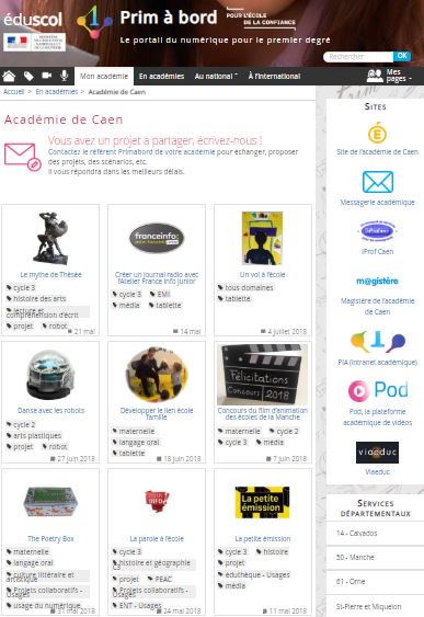 prim_edu_num's tweet photo. Après une belle journée de co-construction, les propositions des académies sont déjà visibles sur #primabord
Merci à la mise en production par @DaneCaen et @johan_pustoch 
et bonne navigation ! 
Les nouveautés sont en ligne! 
https://t.co/3dPYvEwTjO @Eduscol @Edu_Num https://t.co/cWK6A7bhsO
