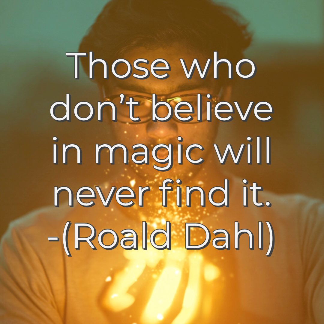 Stirling_Stunts's tweet photo. Very true!
#Magic #MagicMatt #magicquote #RoaldDahl https://t.co/2I2jNRnpOn