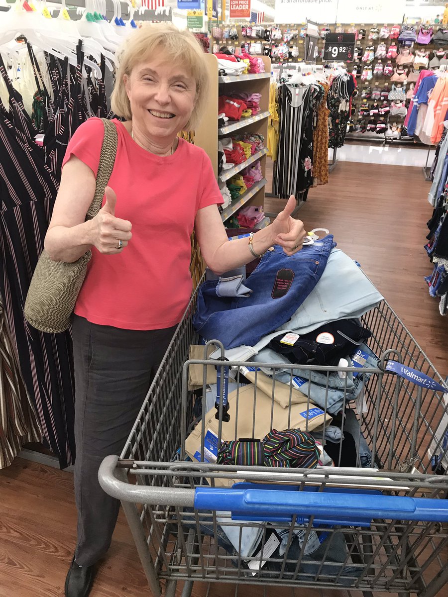 Coach4aday2's tweet photo. New experience shopping for girl blue jeans with Joan Bowen as my personal assistant in preparation to send 50 kids to #OperationFun @coachhaskins @joeterranova17 @KgrangerKaren the life of the moderator is interesting https://t.co/KSzQe14asj