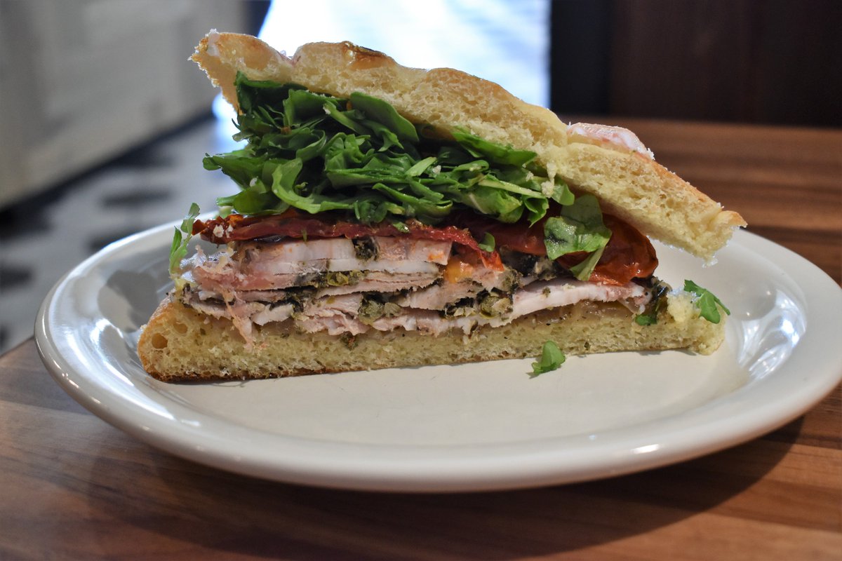 @mwtravelnetwork A5: Anima Cucina in #Ilovebisman has a cute patio where you can get a GREAT porchetta sandwich where the meat was cooked on a rotisserie! #Delicious #foodiefriday #IFWTWA #NoBoundriesND