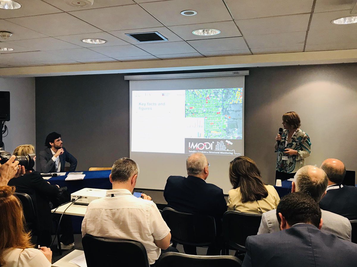 SurveyLab_Srl's tweet photo. Today we participated at the side event "Italy: the Perfect Platform for Aerospace” at #ParisAirShow, organized by @LazioInnova. Our CEO Maria Marsella presented the @imodiproject. Thanks to the organizers for giving us this opportunity! #SalonduBourget #EO #PAS19 https://t.co/MYse2O3BgD