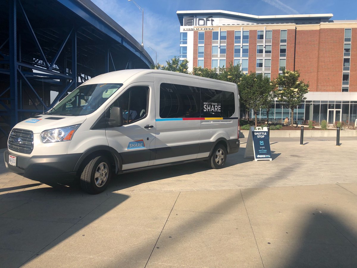 ridewithshare's tweet photo. SHARE founders, Ryan and Hoa McManus, are attending #startupscaleup to discuss being an entrepreneurial couple and how SHARE is impacting the Cleveland community. Like and retweet if you are attending! #RideWithSHARE #microtransit #entrepreneur

https://t.co/b3bV82lUbE https://t.co/hHMtD3RqMX