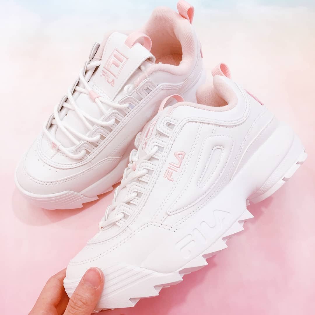 pre order cosme kr on X Preorder Fila Disruptor 2 White pink size 220 275 mm price 2390. fila adidas https t 4WWNsixmpv X