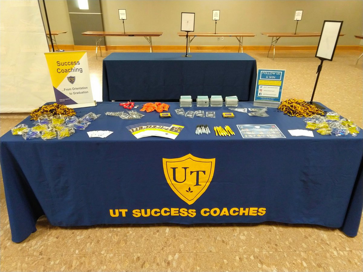 UT_SuccessCoach's tweet photo. Check out the coaches at today's Info Fair from 3-5 pm in Ingman Room! Welcome new Rockets! #rocketlaunch2019 #Classof2023 https://t.co/r5AVrmyysa