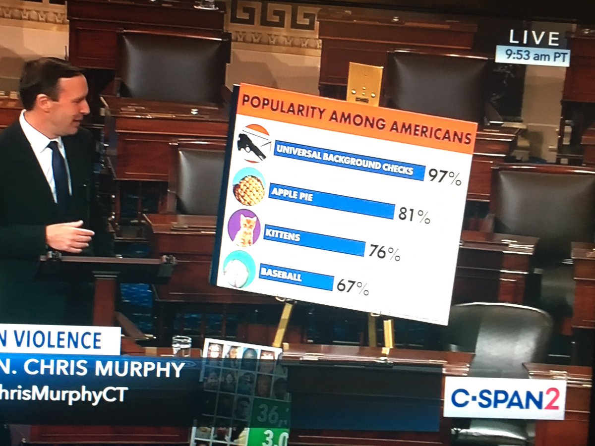 AJDMaru's tweet image. 97% of Americans support Universal Background Checks with gun purchases. We support the plan more than kittens and baseball. It’s the one thing we ALL agree on... 
Call your Senators now 🇺🇸
#UniversalBackgroundChecks 
#GunControlNow 
#EnoughIsEnough 
#NRAIsATerroristOrganization