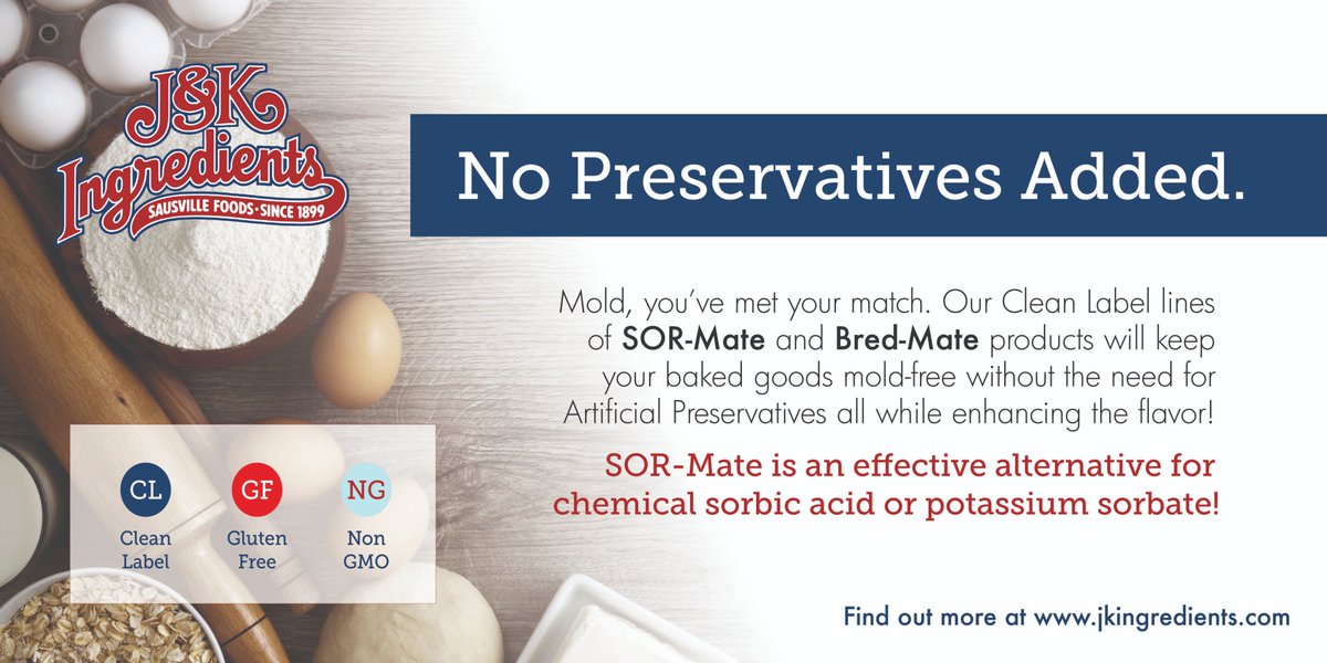 jkingredients's tweet photo. Learn more about our SOR-Mate and Bred-Mate products at https://t.co/Ow7sYBF93T !! 🍞 🍰 #cleanlabel #glutenfree #nongmo #kosherpareve #organic #fineascanbeproduced https://t.co/wey31em3UX