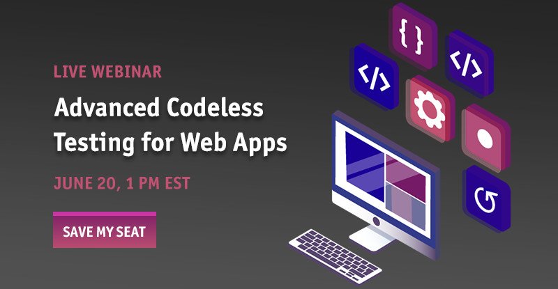 perfectomobile's tweet image. TOMORROW! Learn how to configure #codelesstesting to run from within a scheduler or CI server bit.ly/2ZbVMs9
