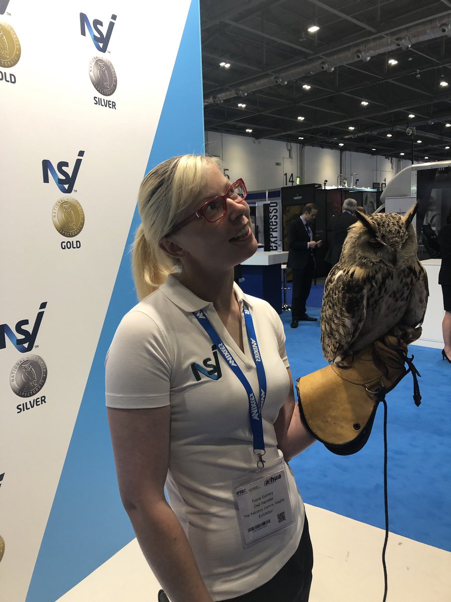 Kestrelguards's tweet photo. Great day catching up with the latest industry products at #IFSEC and a pleasure to see @NSI_Approved and the 20 year serving Cash being very well behaved - great day https://t.co/B6wGczA3XW
