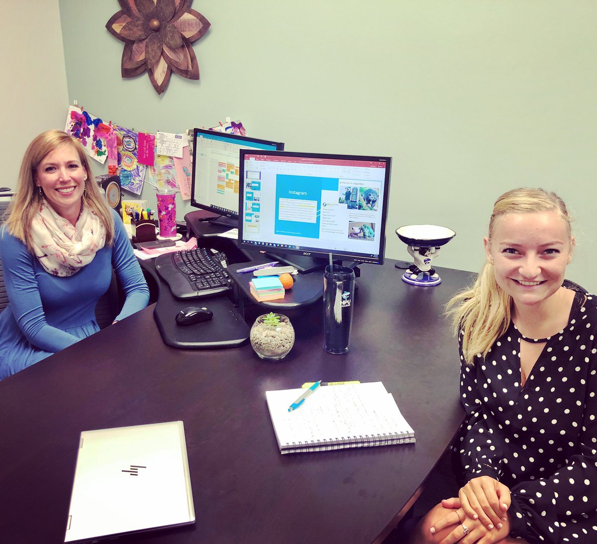 KSUFjobs's tweet photo. #CASE intern, Haven McKay, is learning more about Julie Craig (Sr. Director of Prospect Analytics and Research) and the team at their Executive Chat of the Week. #ksufoundationlife #CASEinternship #BoldlyAdvancing #KStateFamily https://t.co/zy4OmrkiSn