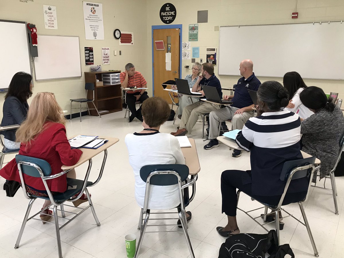 UCPSNC's tweet photo. βYou have to inspect what you expectβ βa great statement that came out of this discourse w/peers from @AntiochES_NC, @CuthbertsonMSNC & @hembybridge regarding the need to evaluate throughout the year. #ELI2019 #EmpowerES @AGHoulihan #TeamUCPS https://t.co/RV7KpOLNiX