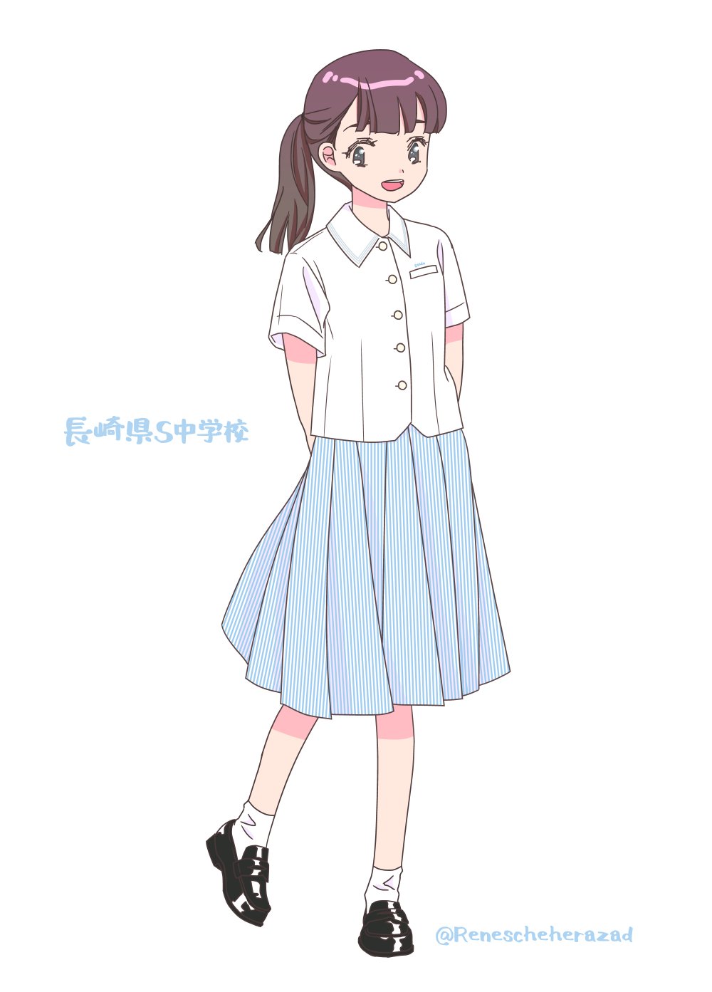 制服イラスト Twitter