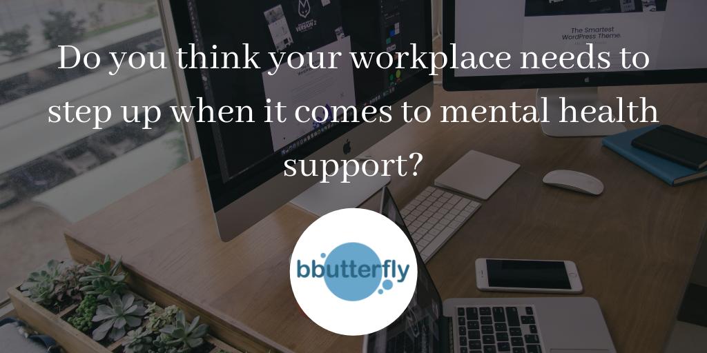 bbutterfly_uk's tweet photo. Do you think your workplace needs to step up when it comes to mental health support?
Here’s five companies showing the others how it’s done.
Article c/o @stylist
https://t.co/L7BN60c2bD
#EmployeeWellbeing #EmployeeWellness #YourEmployees https://t.co/VEIfDDarXP