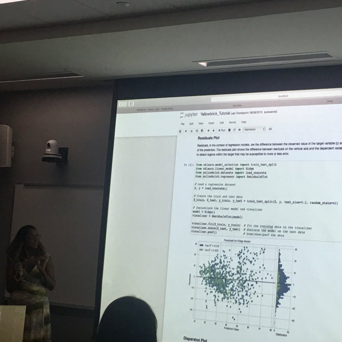 scikit_yb's tweet image. @DataCommunityDC @DataScienceDC Thank you for joining us last night for @PremaRoman and @LarryGray 's #Yellowbrick presentation. Inspiring! Next steps: 🌟 us on GitHub github.com/DistrictDataLa…; work our docs scikit-yb.org/en/latest/; get involved! #ML_YB #see_understand we❤️users