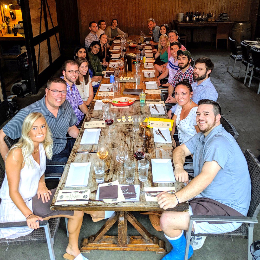 CrossPeakLLC's tweet photo. Work hard play hard! CrossPeak Solutions pulls the team together twice a year to celebrate our teams accomplishments and prepare for the next six months.  This year we enjoyed dinner at The Macintosh!  We are extremely thankful for our amazing team of Salesforce rockstars! https://t.co/e3Xox7gTSa