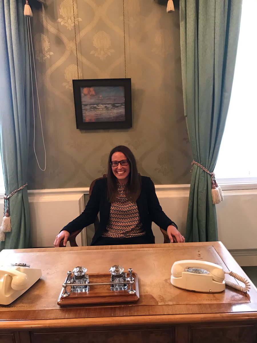 Ms Cooper as next Mayor - well she tried out the chair today after graduating from the Southampton Aspiring Senior Leaders Programme!