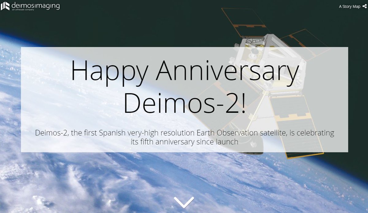 EarthDailyA's tweet image. Happy 5th anniversary to #DEIMOS2 &amp;amp; congrats for capturing over 364,280 images and orbiting the Earth more than 26,980 times!🛰️🌍To celebrate it, we&apos;ve created this #StoryMap: arcg.is/0e9b4u