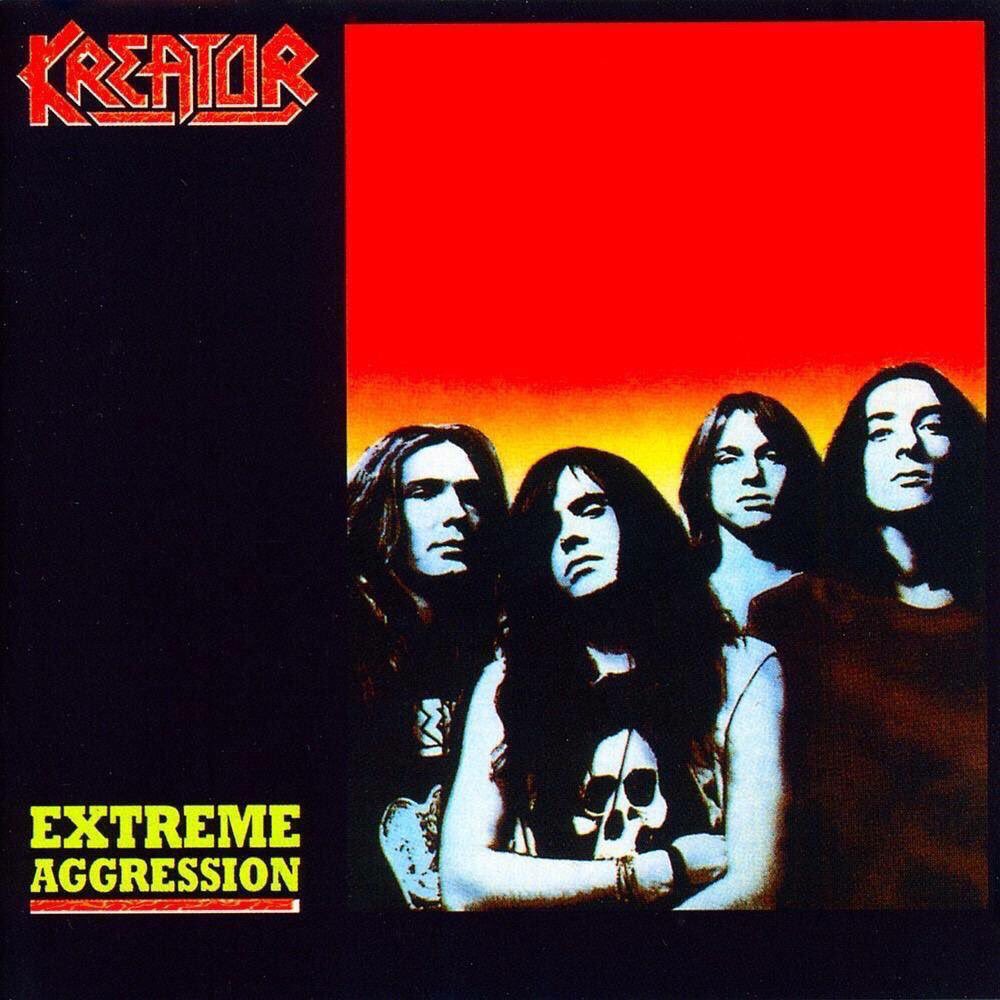 ThisDayInMETAL's tweet image. June 19th 1989 @kreator released the album "Extreme Aggression" #LoveUsOrHateUs #DontTrust #Betrayer #FatalEnergy #ThrashMetal

Did you know...
The album's original artwork was that of a man standing in front of a bathroom mirror looking at the reflection of his face falling off.