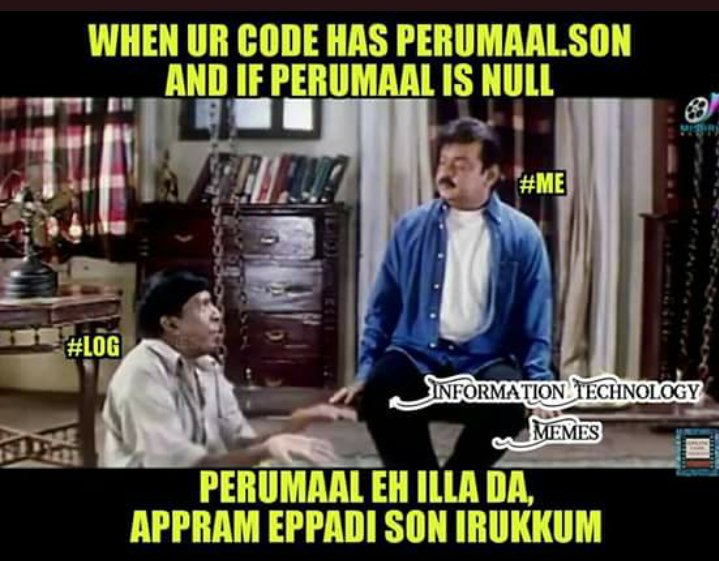 o_ve_blood's tweet image. Old meme.  #NullPointerException 😝