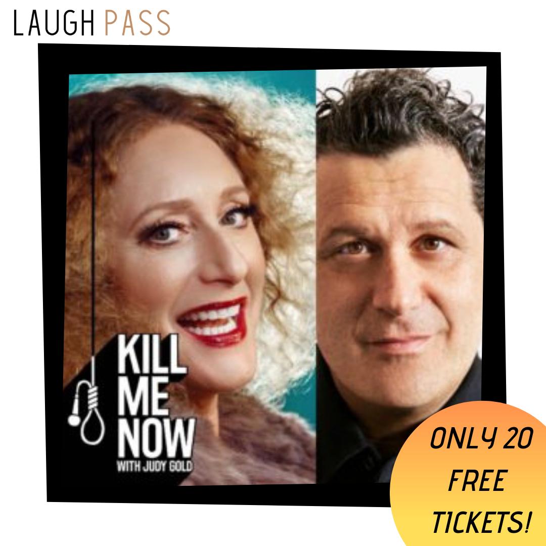 getlaughpass's tweet photo. Attention LaughPass members! We have 20 seats available for the LIVE taping of Judy Gold's "Kill Me Now" Podcast with special guest, fashion guru Isaac Mizrahi. TOMORROW (6/20) at 7 pm. Email members@getlaughpass.com by 7 pm TONIGHT to reserve seats for you and one guest! https://t.co/8Y4ErXmyY3