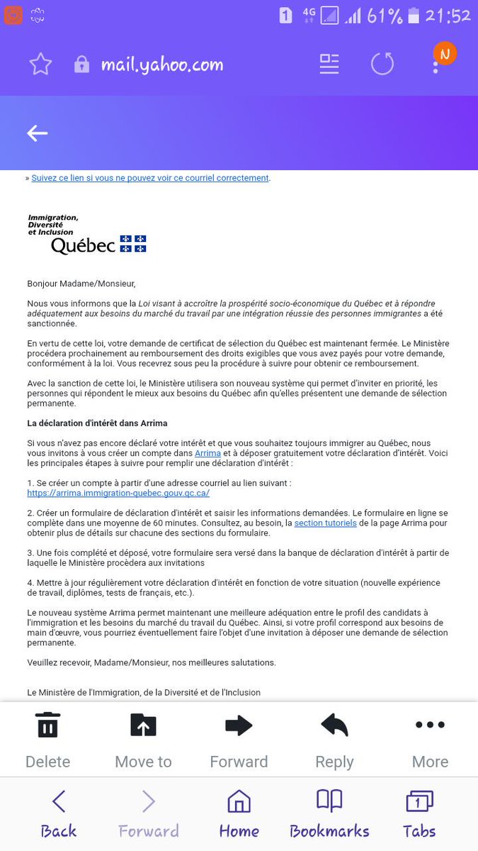 iranbanoo007's tweet photo. Vous avez envoyé cet email apres 6 ans!
Vous pouvez dormir Confortable?
À cause de la paresse du personnel québécois! 

@HurtubiseDenis @RadioCanadaInfo 
@DomAnglade https://t.co/3MkNk9x3PA