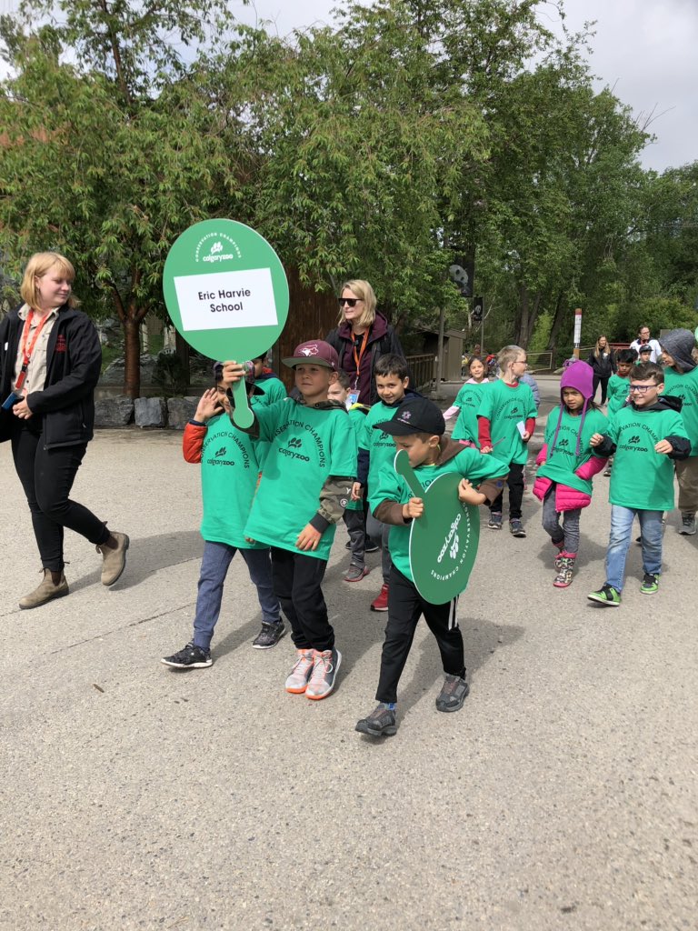At the Conservation Champions Festival today <a href="/calgaryzoo/">Calgary Zoo</a> sharing our action project with the public. #ehsourstory #wearecbe