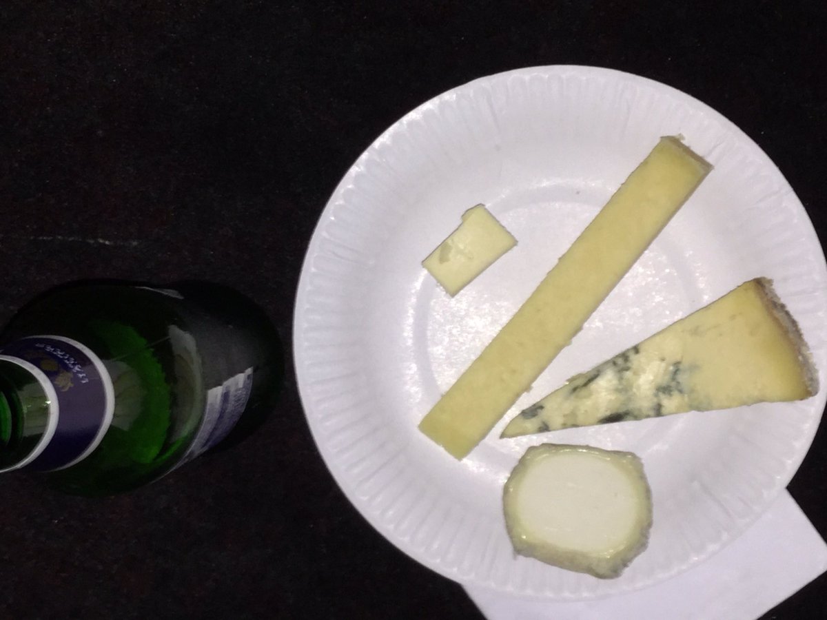 drinkersite's tweet photo. I’m at @Ri_Science for a talk called ‘The Science of Cheese’ am 20 mins early and don’t think my specimens will survive until kickoff #crackingcheese #cleverhashtag https://t.co/nq4jcyCHvi