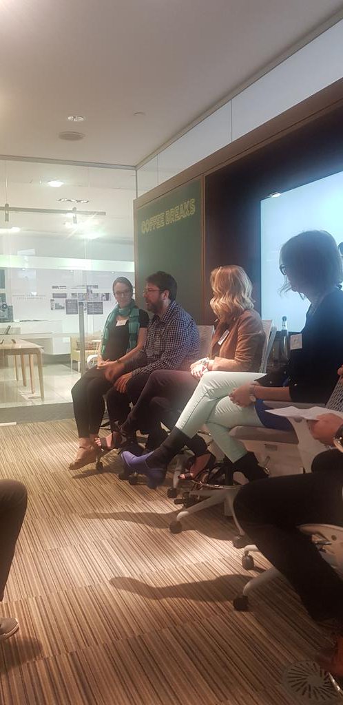 InsightOnWork's tweet photo. Good to see a token man on the panel for a change #GenerationDesign https://t.co/gyQDgALbOx