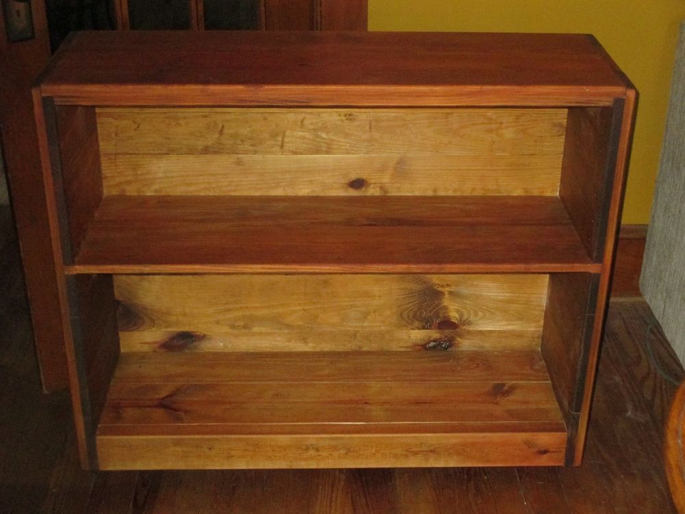 Free P/U-Best offer/reduced "This End Up" solid yellow pine bookshelf with cherry finish Akron, PA  buff.ly/2Fj90vK via <a href="/eBay/">eBay</a>