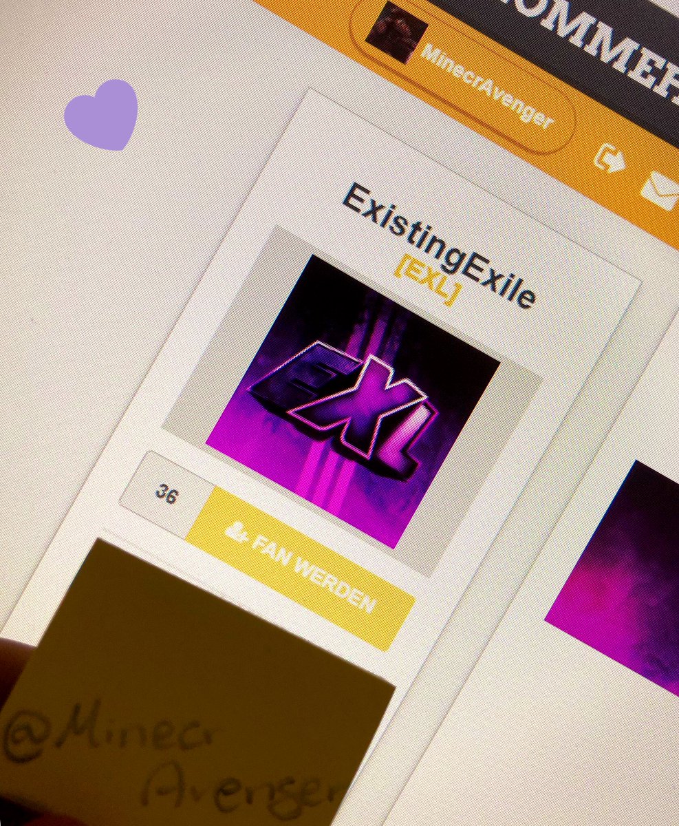 💎 GEWINNSPIEL 💎

💸 Was du gewinnen kannst: 
2x 50€ PayPal oder PSC

❗️Was du tun musst:
• Fan werden: gommehd.net/clan-profile?n…
• Tweete ein Bild davon mit deinem @ auf einem Zettel 
• Markiere <a href="/ExistingExile/">ExistingExile</a> 
• Retweete diesen Tweet

➡️ Auflösung:
400 Fans 

Viel Erfolg 💜