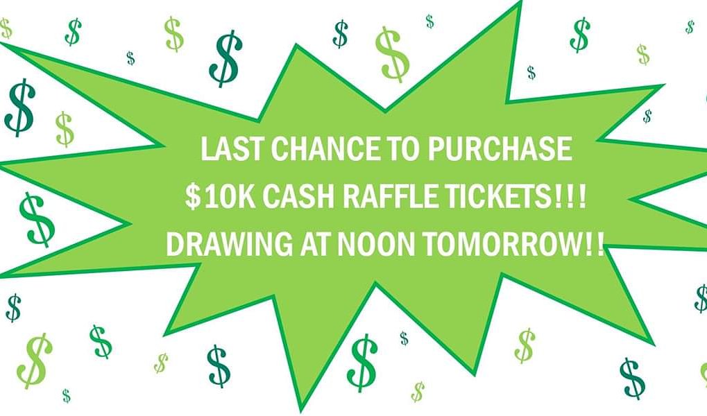 You have until 11 a.m. tomorrow to purchase your ticket for our $10K cash raffle! Stop by Seton Catholic or contact Mrs. Susan Fitzpatrick Pellerin at 518-561-4031 ext. 2012 or spellerin@setonknights.org. Don't miss out on 23 chances to win $100 to $10,000 in cash prizes!