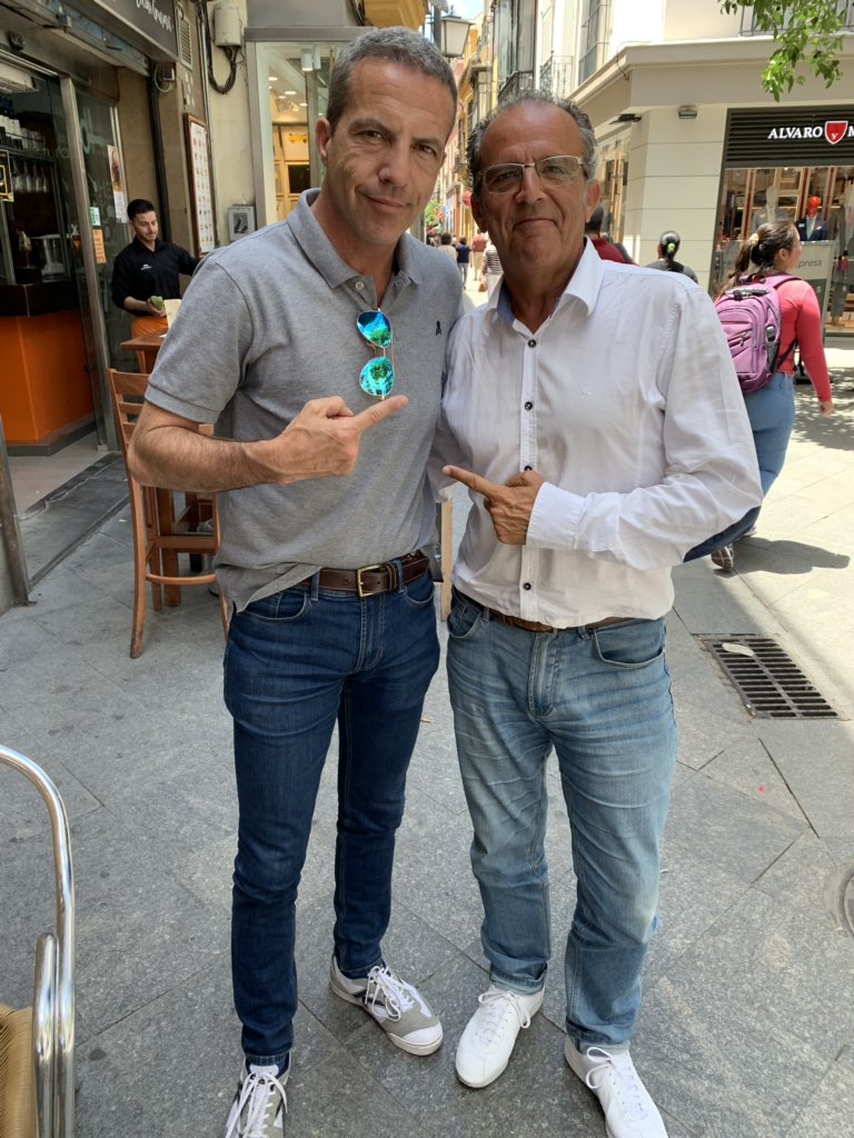 Buen rato con <a href="/cristobalsoria/">Cristóbal Soria</a> en Sevilla.