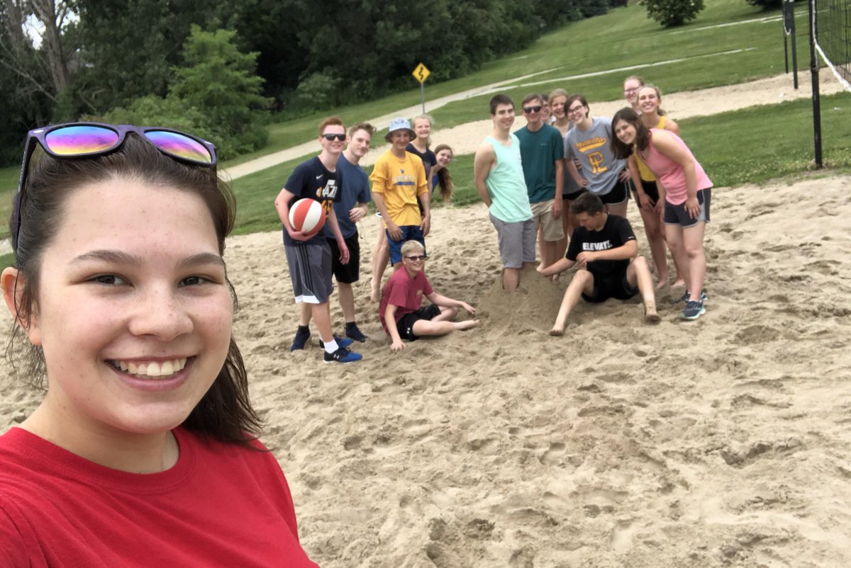 pldrummajors's tweet photo. Band Game Day!!! 

If you don’t dive like Parker during sand volleyball, then you aren’t playing it right. https://t.co/PJ5jvAKAKK