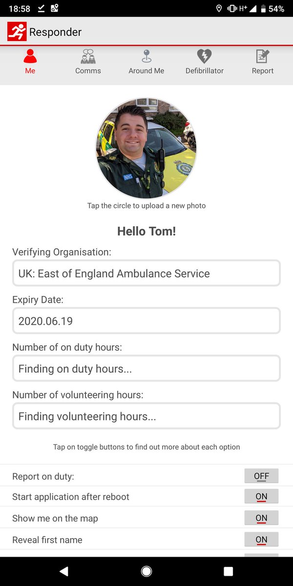 Well, isn't this exciting?!

Up and running with @GoodSamApp through @EastEnglandAmb - I'm now deployable to confirmed #CardiacArrests by @EEAST_EOCs when I'm not at work!

Thanks @EEAST_SOCM for all your hard work to get this off the ground!

#CPRSavesLives #paramedic