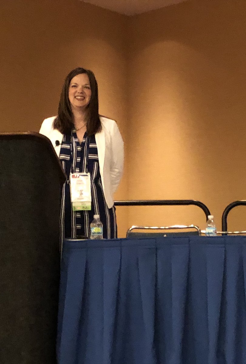 KBlessingNP's tweet photo. At #AANP2019 Great prez @ShapkinKimberly! Learning about Simulation education for NP education. @ucalgarynursing @sandraucalgary https://t.co/AV1fyg5lbY