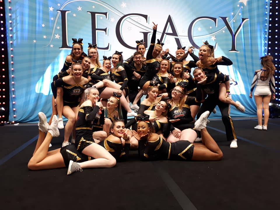 WildcatsTees's tweet photo. Here's a couple of photos from our previous year and one of our competitions at @LegacyCheerUK 

We are so happy to have such a big family and we look forward to meeting all of the new Freshers this September at our taster session! https://t.co/3iyPBoQUzE